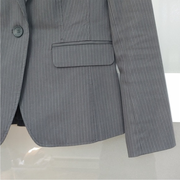 😊Banana Republic Sz6 Striped Business Casual Blazer - Picture 5 of 12